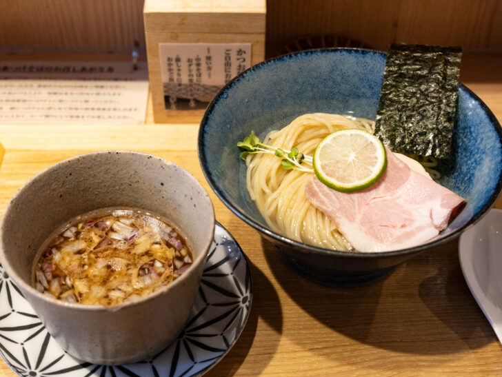 鰹昆布水つけそば