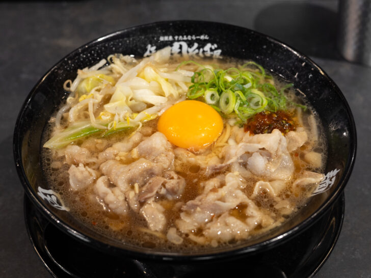 秘伝のニンニク醤油肉そば
