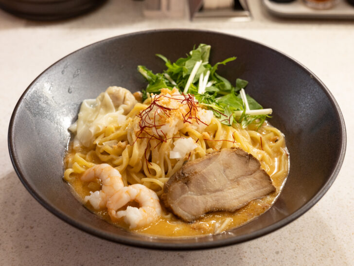 海老クリームまぜそば