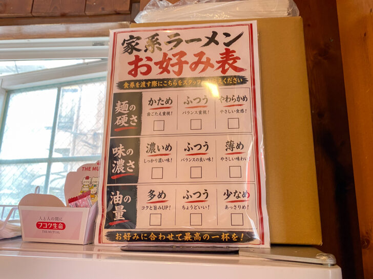 お好み表